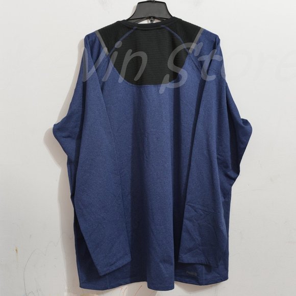 size XXL BLUE NWT Spyder Men’s Active Long Sleeve Shirt - Picture 3 of 7